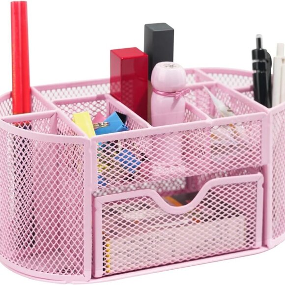 Other - Desktop Organizer with Pencil Pen Holder and Accessories Offering 8 Compartments